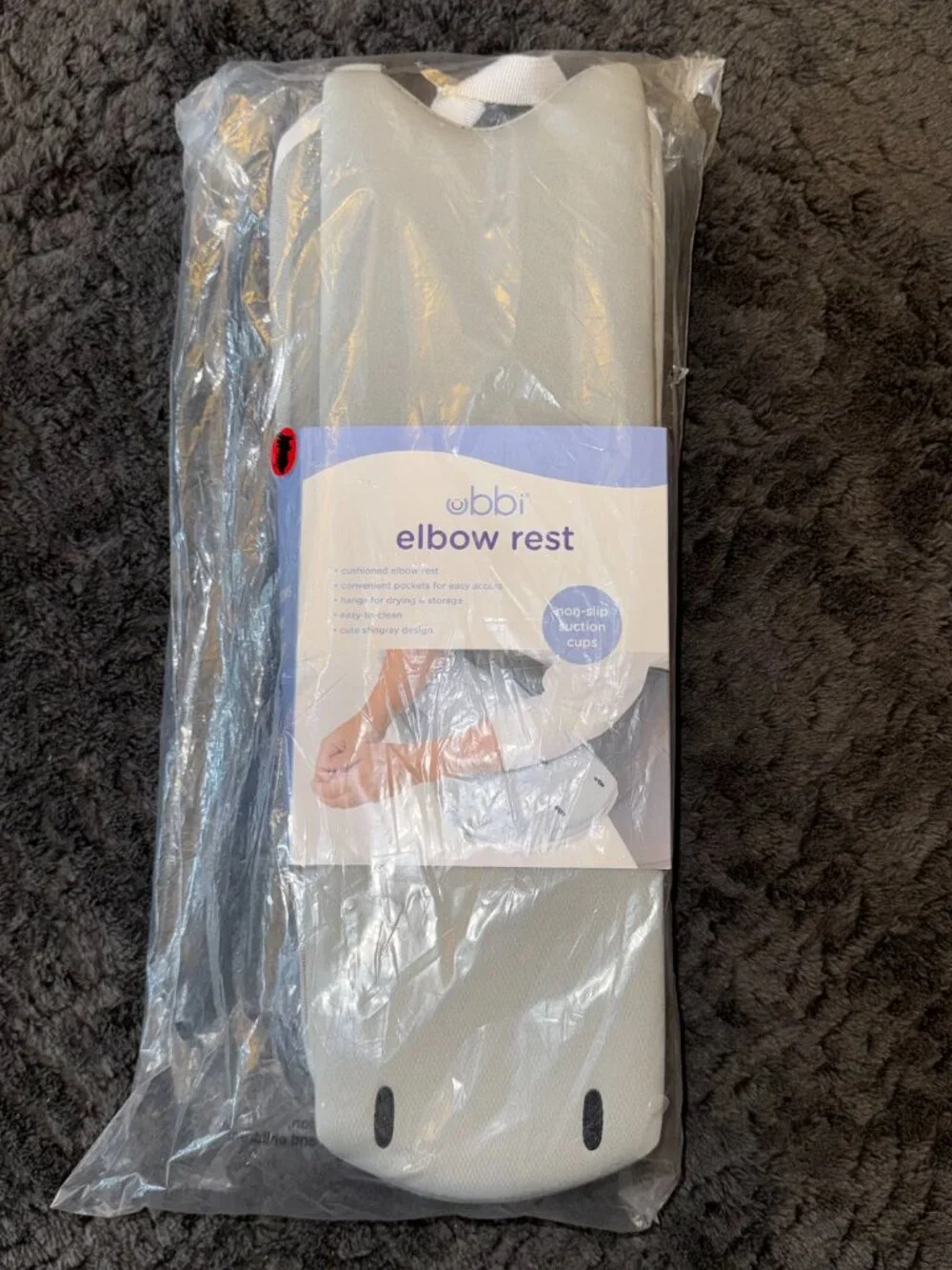 Ubbi Cushioned Kneeler Pad For Baby & Toddler Bath Time Non-Slip